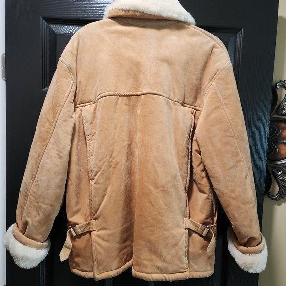 Vintage J.Percy For Marvin Richard's Camel Suede Leather Jacket - Picture 3 of 16